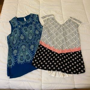Two womens tops